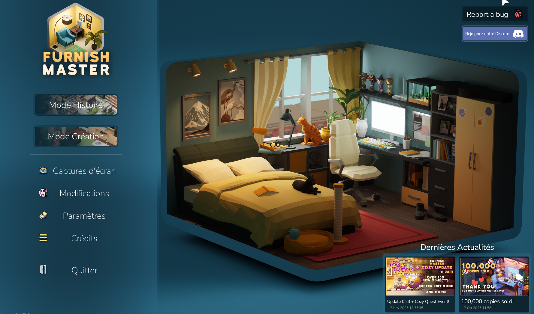 "Furnish master" - mon petit passe temps du moment