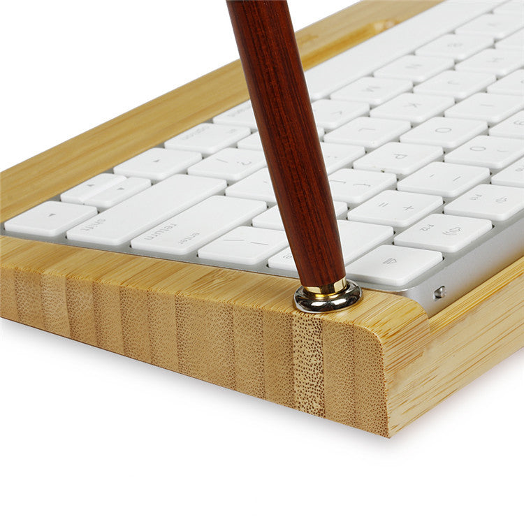 Wooden Bluetooth Apple Keyboard Support
