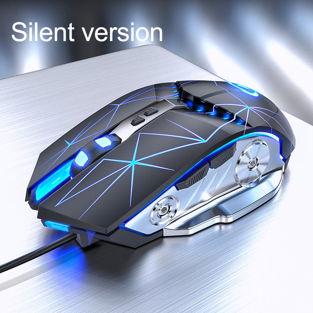 Silent RGB Gaming Mouse – Precision & Design Performance