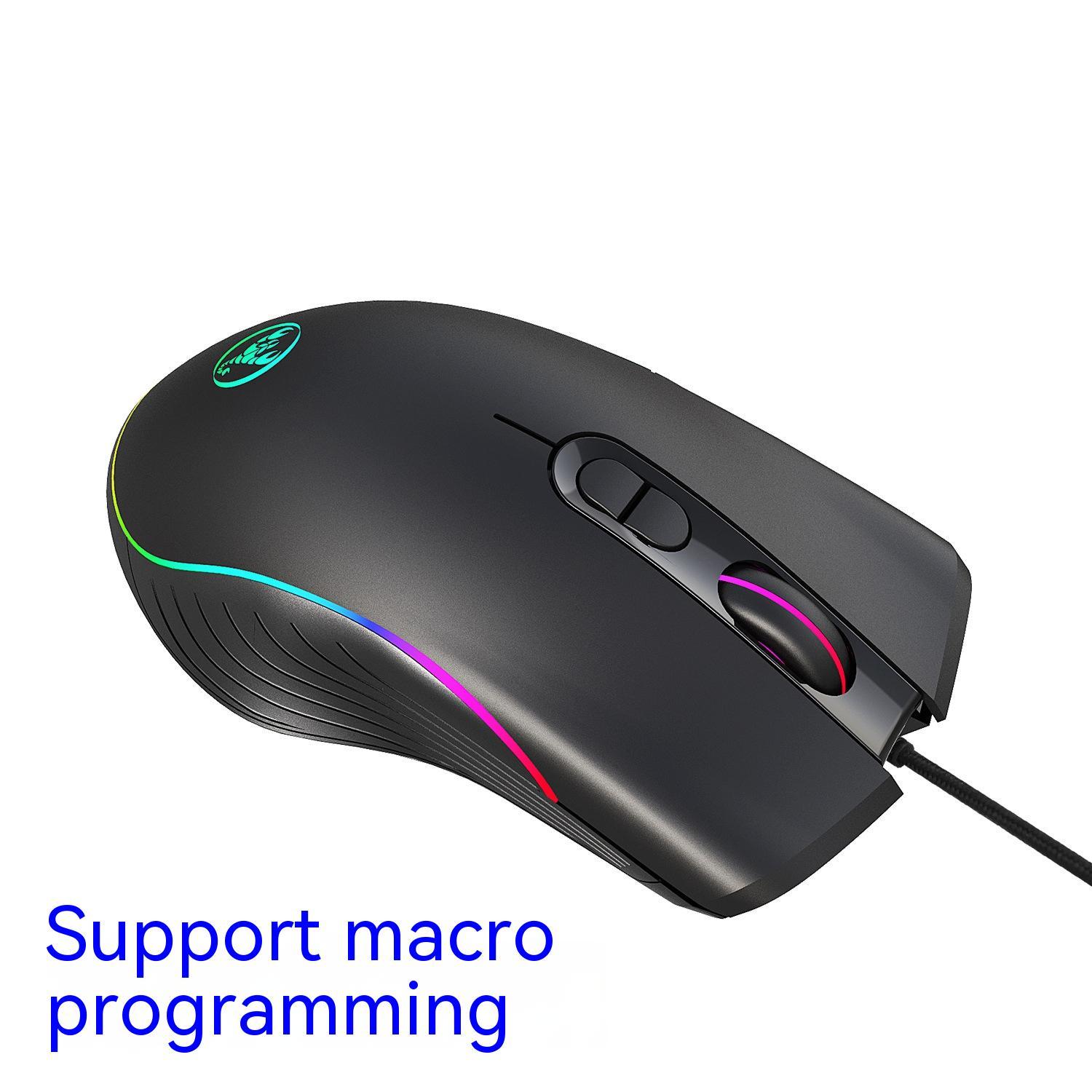 Souris Gaming Filaire RGB – Précision 6400 DPI & Contrôle Ergonomique