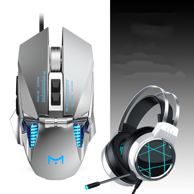 Aluminum Gaming Mouse – Wired Precision & Modern Design