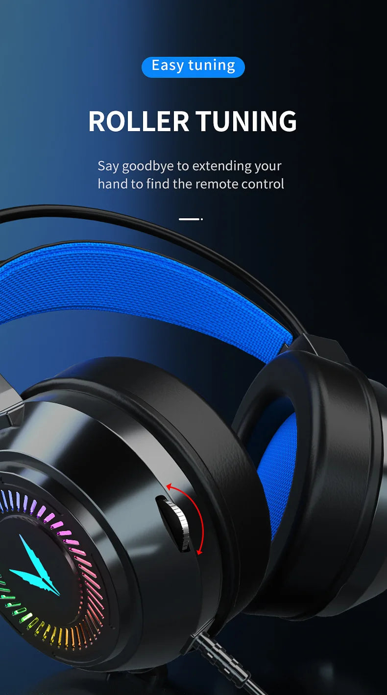 Casque Gaming G58 / G60 – Son 7.1 Virtuel, Micro Intégré & Design Pliable