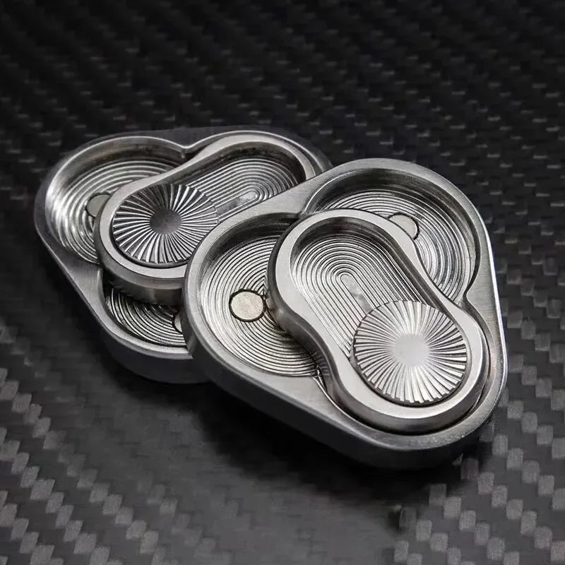 Fidget Slider Magnétique EDC en Métal – Manipulation Fluide et Discrète