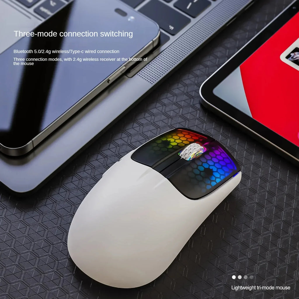 Attack Shark X5 – Souris Sans Fil Tri-Mode RGB, 4000 DPI