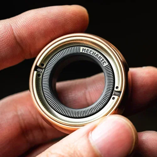 Fidget Spinner Mécanique Magnétique EDC – Rotation à Cliquet et Design Technique