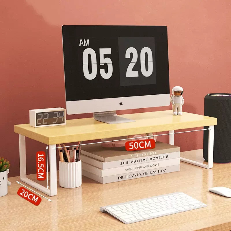 Monitor Riser Desk Shelf – Minimal Desktop Organizer Stand