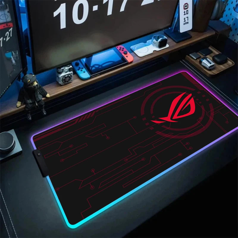 Tapis de Souris XXL RGB – Surface Étendue & Éclairage Dynamique