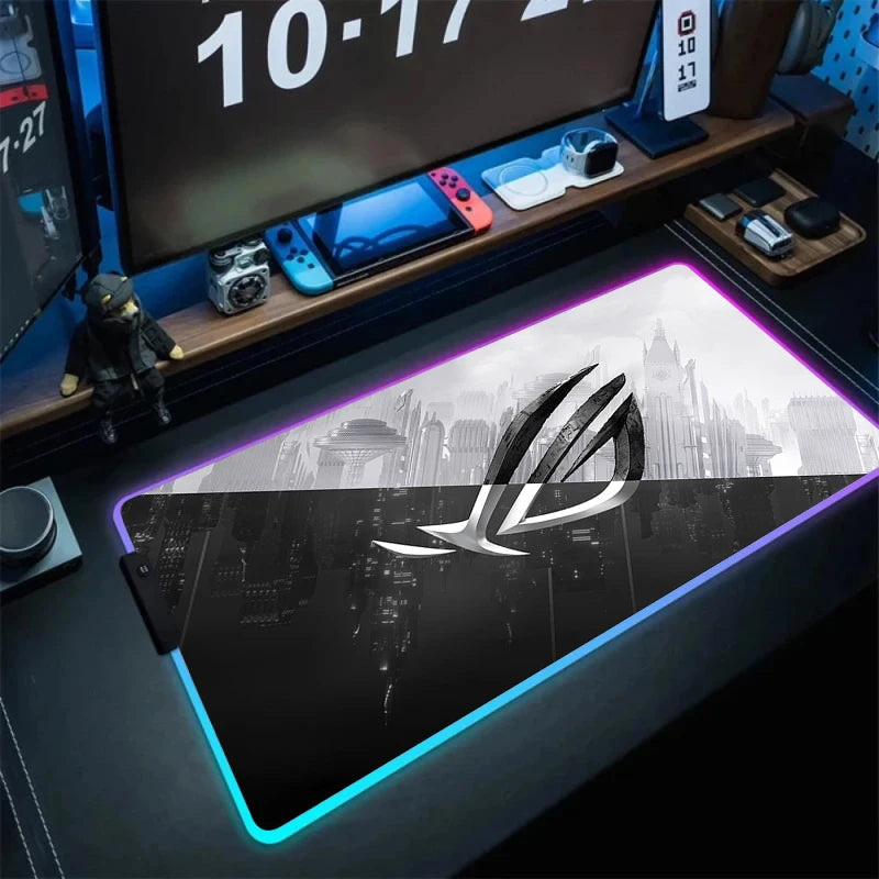 Tapis de Souris XXL RGB – Surface Étendue & Éclairage Dynamique