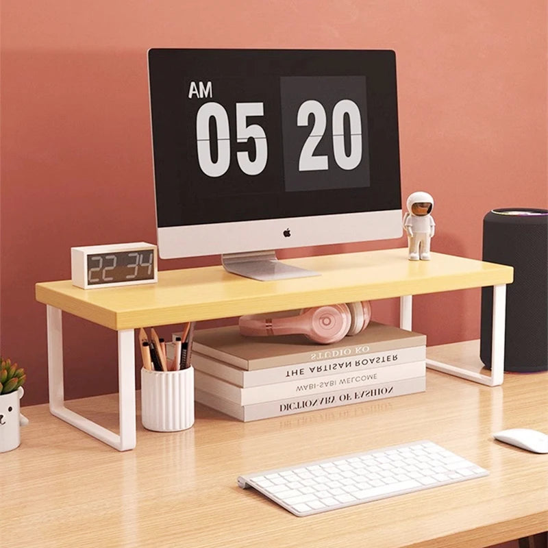 Monitor Riser Desk Shelf – Minimal Desktop Organizer Stand