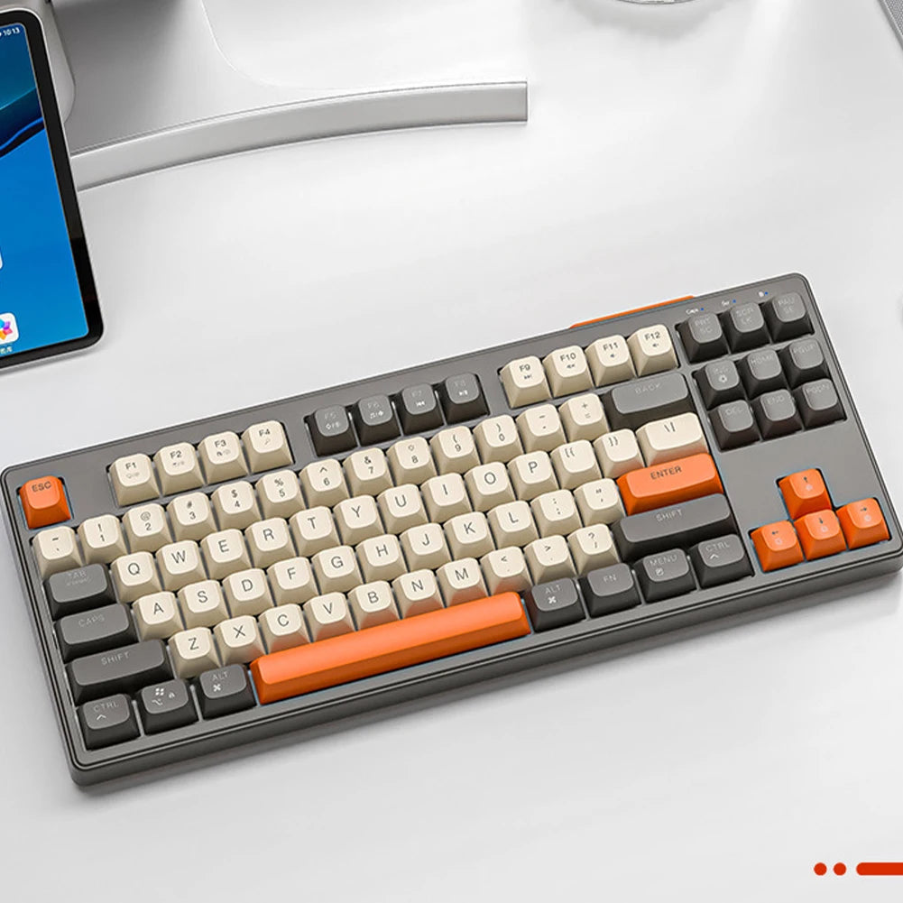 M87 Wireless Mechanical Gaming Keyboard – RGB Backlight, Silent Keys, Gasket Mount, 2.4G for PC, Laptop & Tablet