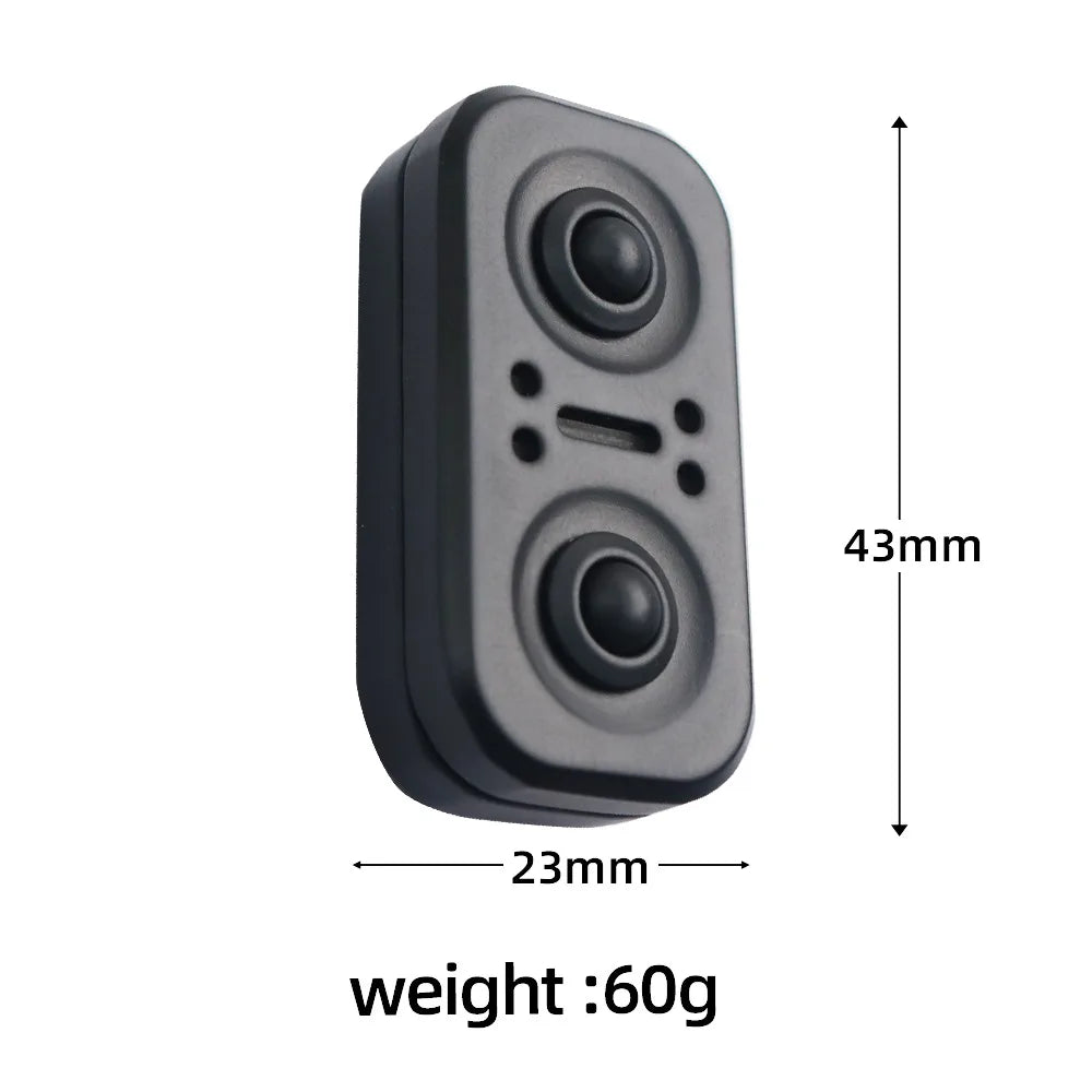Fidget Rotator Hibou en Métal – Slider Magnétique EDC