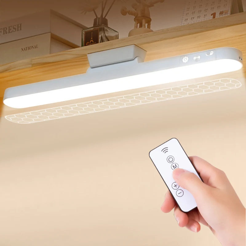 Magnetic LED Under-Shelf Desk Light – Rechargeable & Dimmable