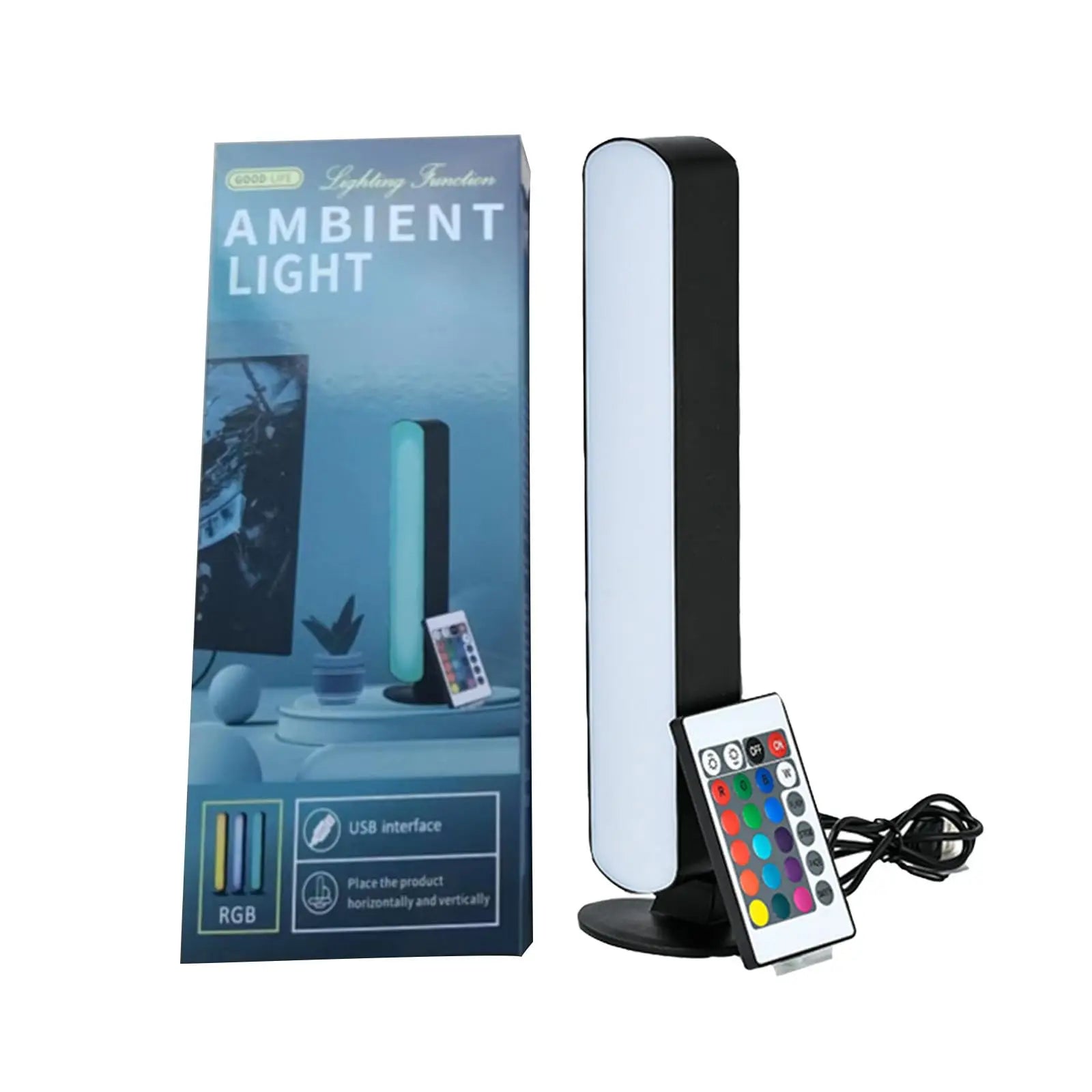 Barre LED RGB 16 Couleurs – Télécommande, USB 5V (Pack 1 ou 2)