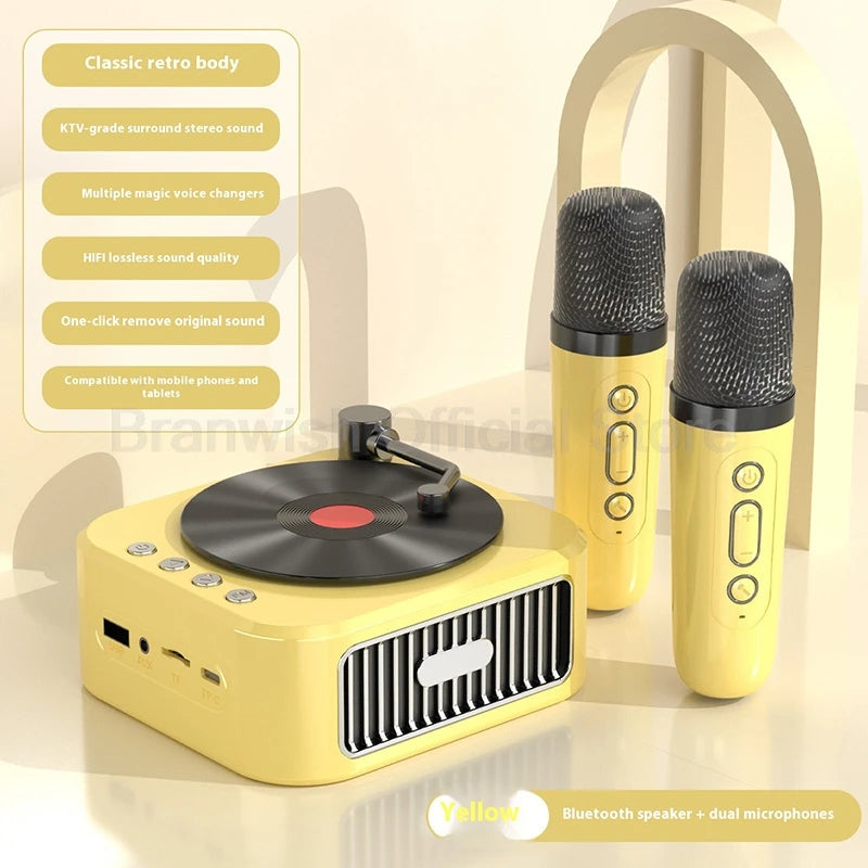 Enceinte Bluetooth 5W – Série Vinyl Rétro