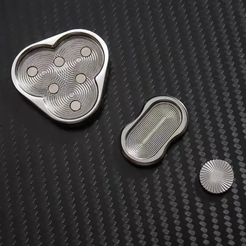 Fidget Slider Magnétique EDC en Métal – Manipulation Fluide et Discrète