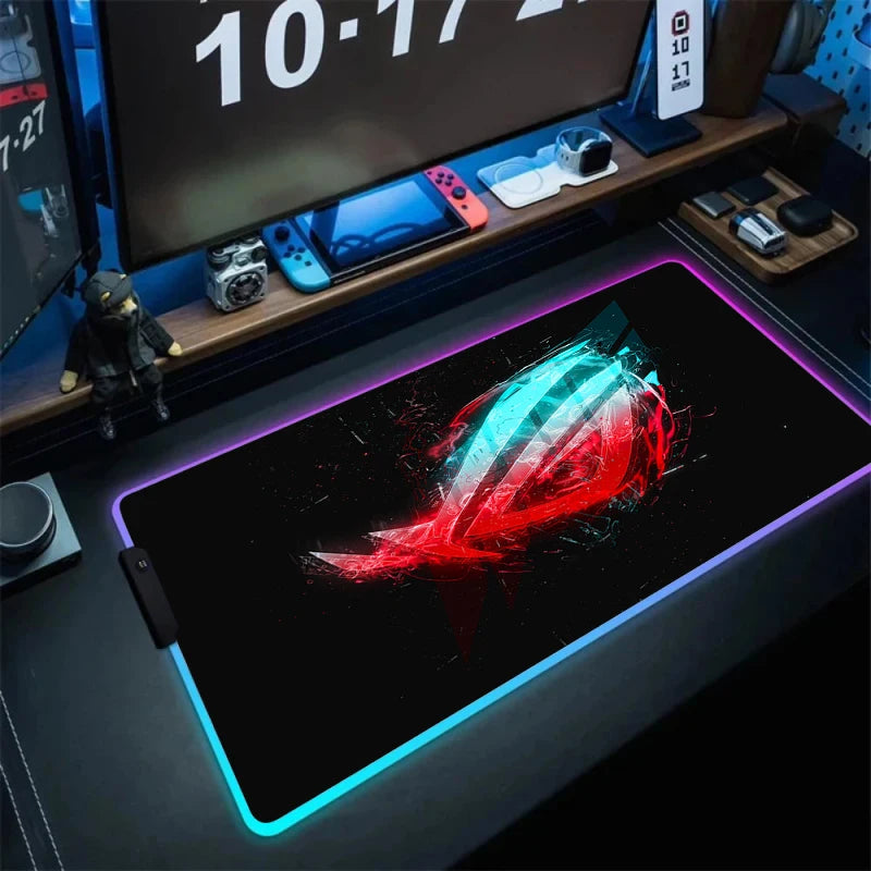 Tapis de Souris XXL RGB – Surface Étendue & Éclairage Dynamique