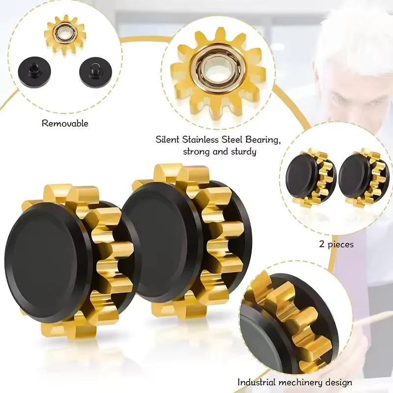 Hand spinner Antistress en Métal – Spinner Compact de Précision