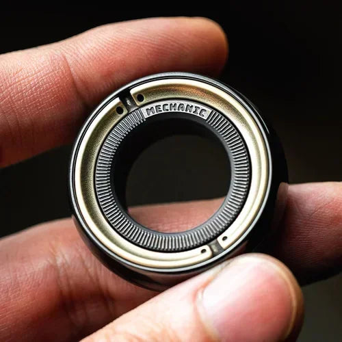 Fidget Spinner Mécanique Magnétique EDC – Rotation à Cliquet et Design Technique