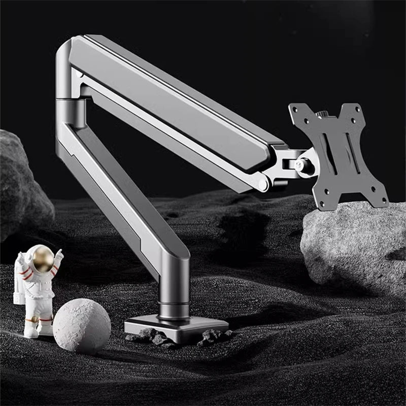 Adjustable Single Monitor Arm – Ergonomic Desk Mount (Up to 32”)