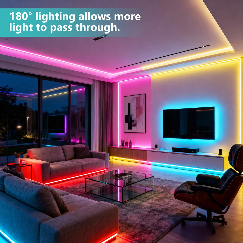 Bande LED Néon COB 220V – 288 LED/m, IP67, RA90