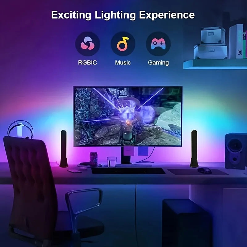 Barre LED RGB 16 Couleurs – Télécommande, USB 5V (Pack 1 ou 2)