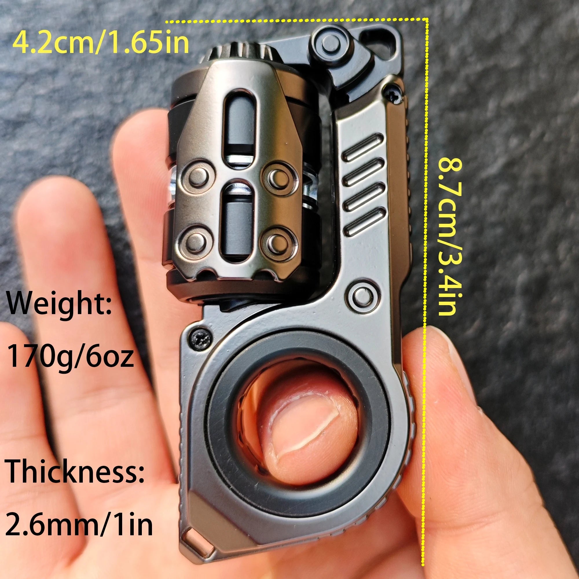 Fidget Slider Magnétique EDC – Cliquet Mécanique et Son Précis