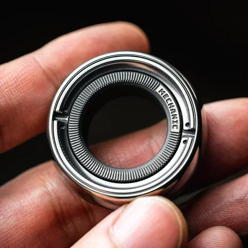 Fidget Spinner Mécanique Magnétique EDC – Rotation à Cliquet et Design Technique
