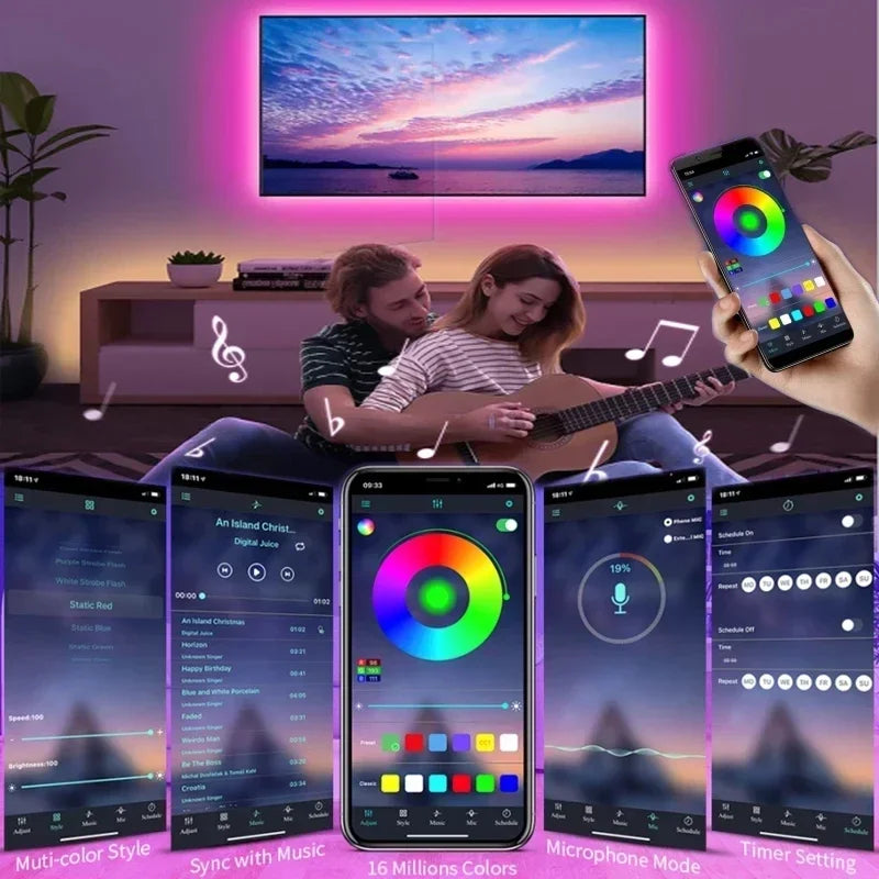 RGB USB LED Light Strip – Smart Ambient Desk & Room Lighting