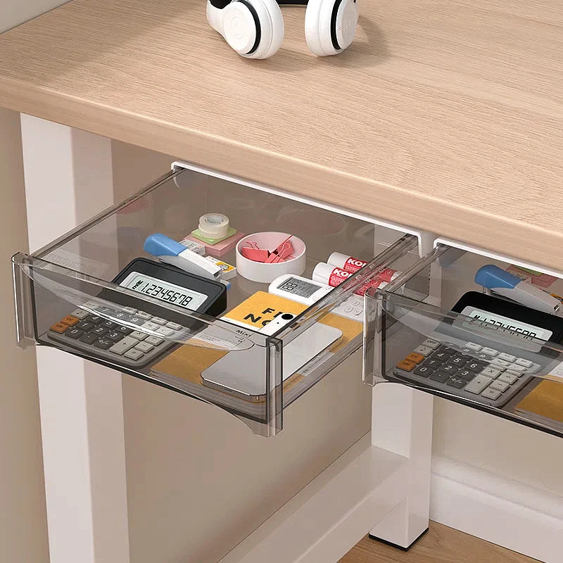 Under Desk Storage Drawer – Slide-Out Organizer with Cable Management