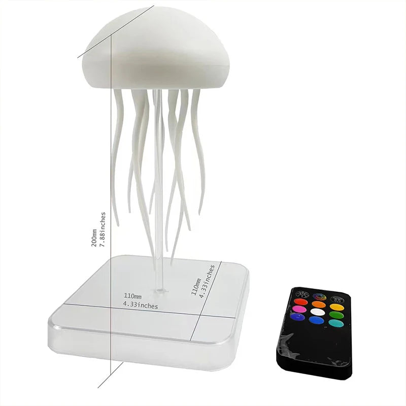 Lampe Méduse LED RGB Rechargeable – 9 Tentacules – Tactile & Télécommande