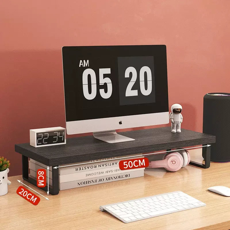 Monitor Riser Desk Shelf – Minimal Desktop Organizer Stand