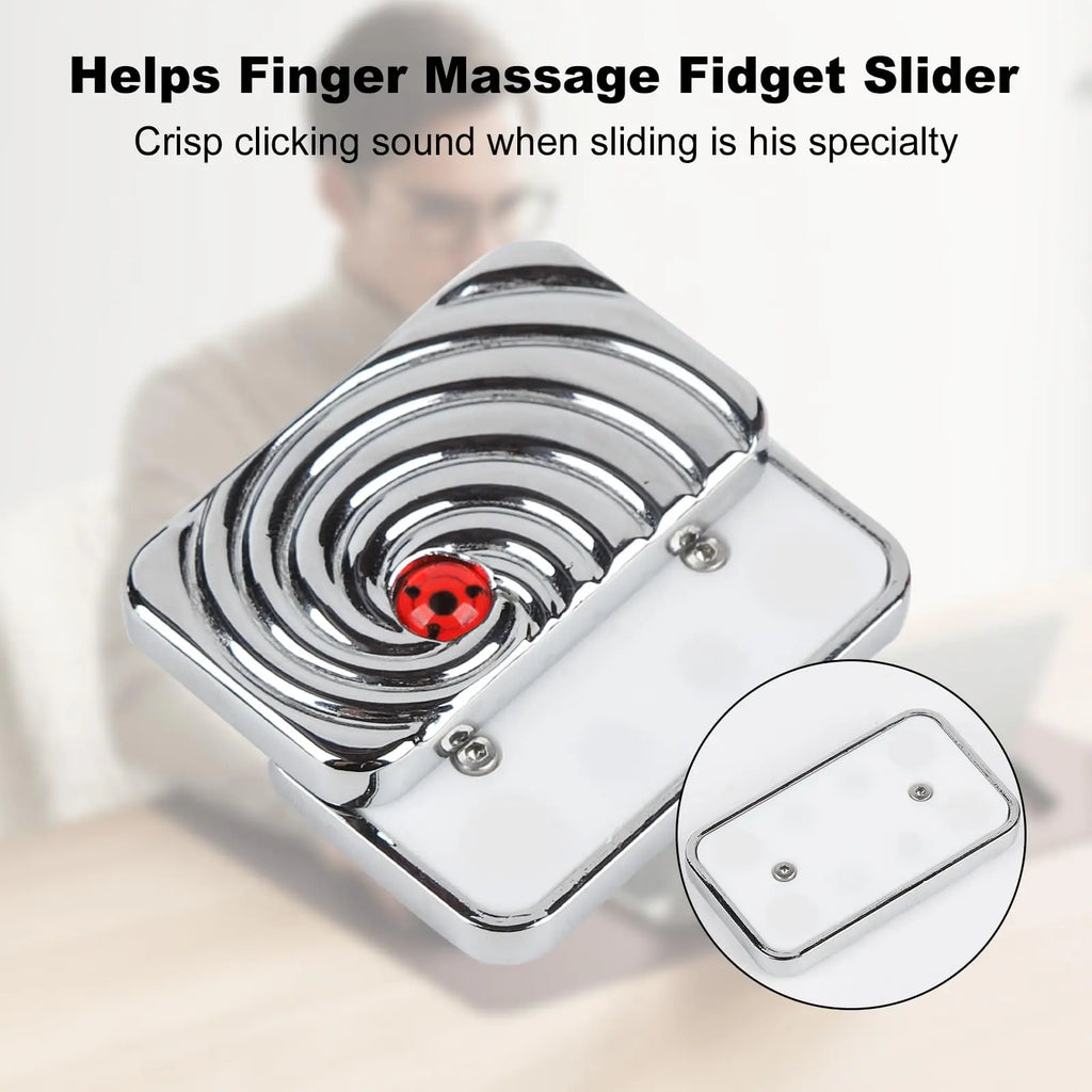 Fidget Slider EDC en Métal – Glissement Magnétique Infini