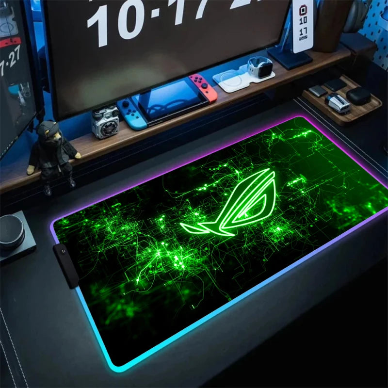 Tapis de Souris XXL RGB – Surface Étendue & Éclairage Dynamique
