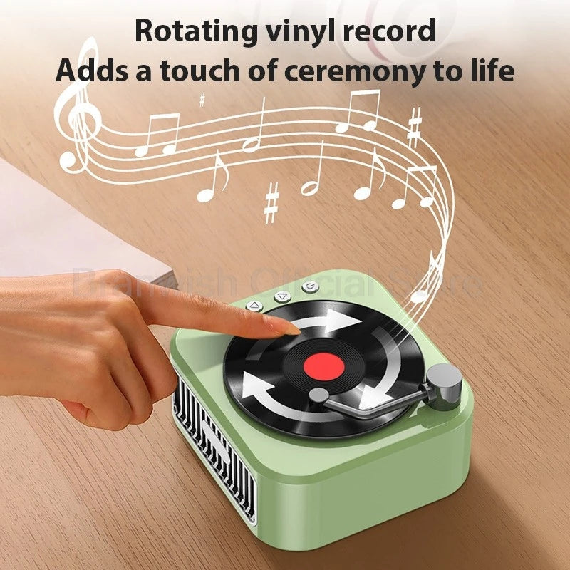 Enceinte Bluetooth 5W – Série Vinyl Rétro