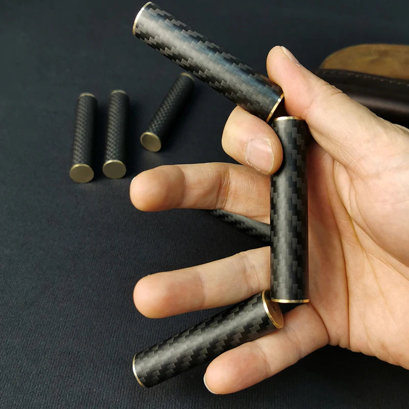Fidget Spinner EDC en Métal et Fibre de Carbone – Rotation Tripartite