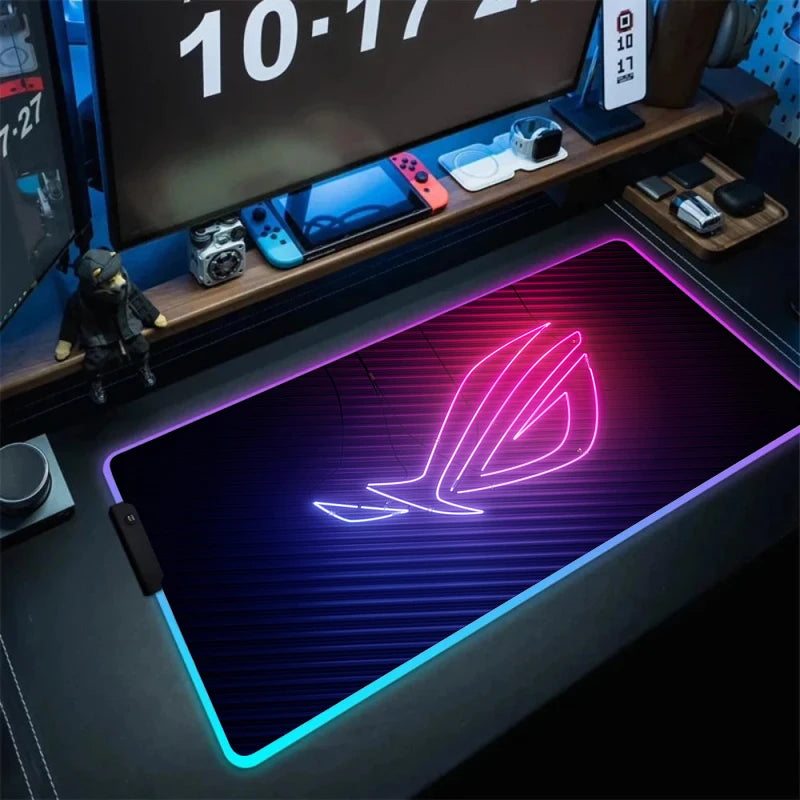 Tapis de Souris XXL RGB – Surface Étendue & Éclairage Dynamique