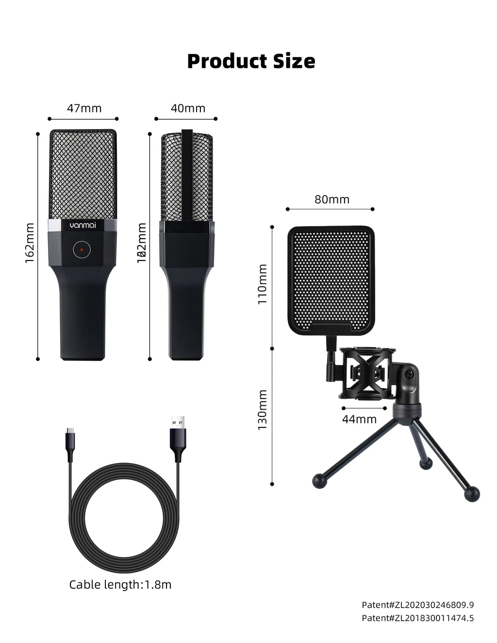 Microphone Gaming Condensateur RGB — Studio & Streaming