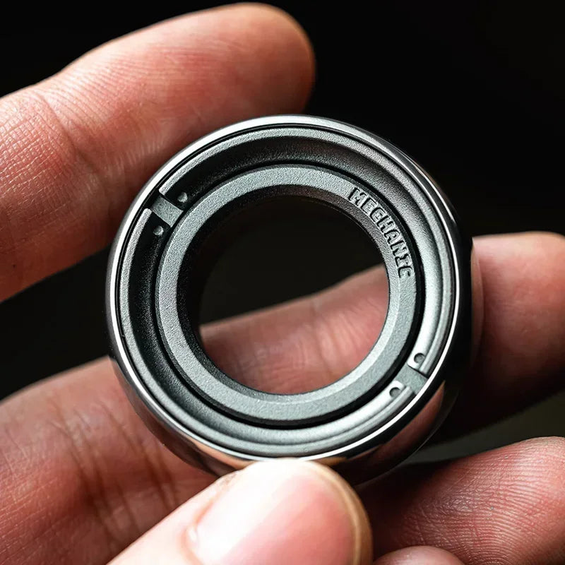 Fidget Spinner Mécanique Magnétique EDC – Rotation à Cliquet et Design Technique