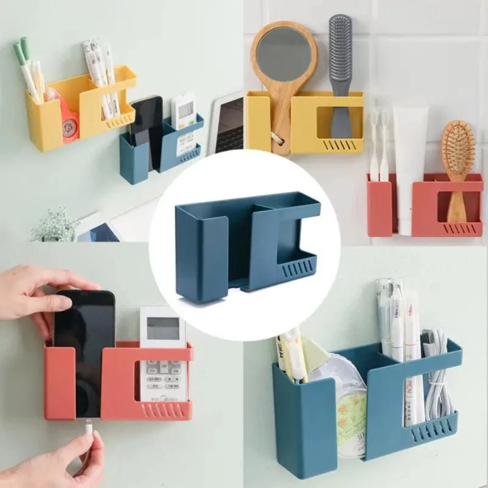 Support Mural Télécommande & Smartphone – Fixation Sans Perçage