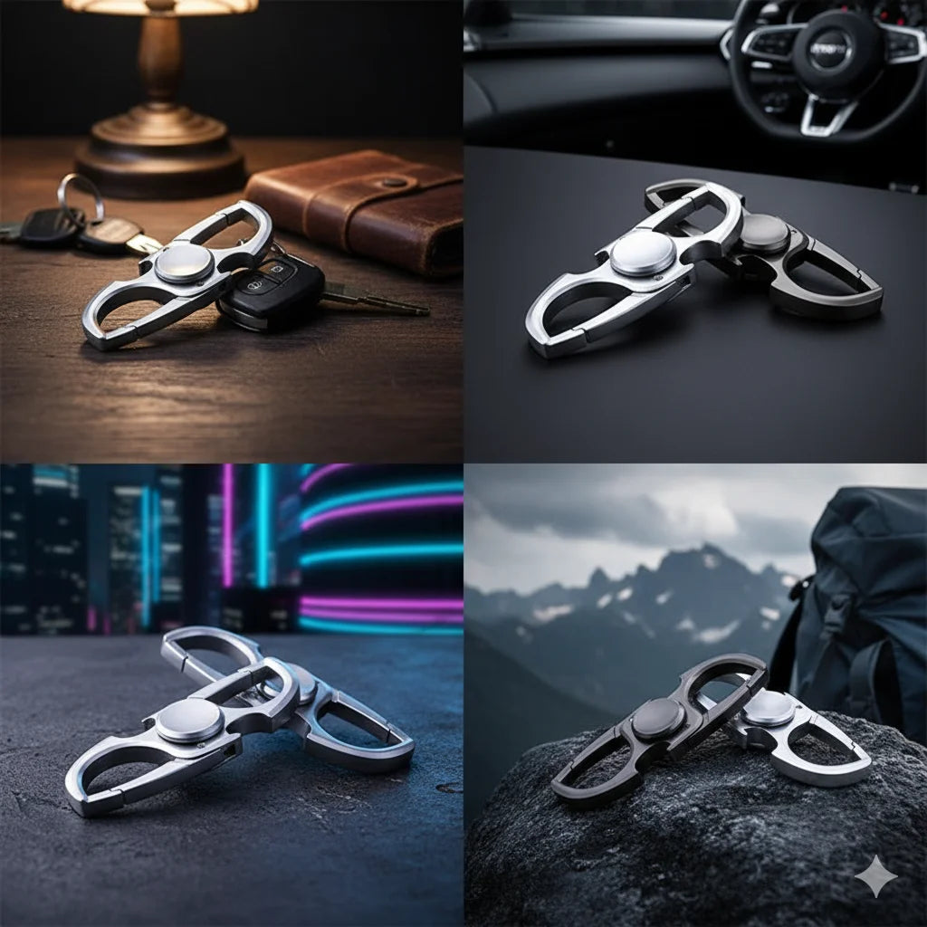 Fidget Spinner EDC Multifonction – Spinner de Main avec Décapsuleur