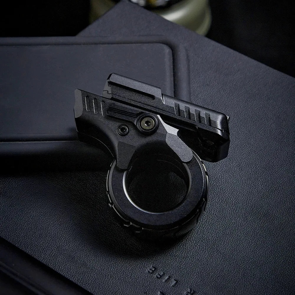 Fidget Slider EDC en Alliage de Zinc – Rotation à Cliquet Magnétique