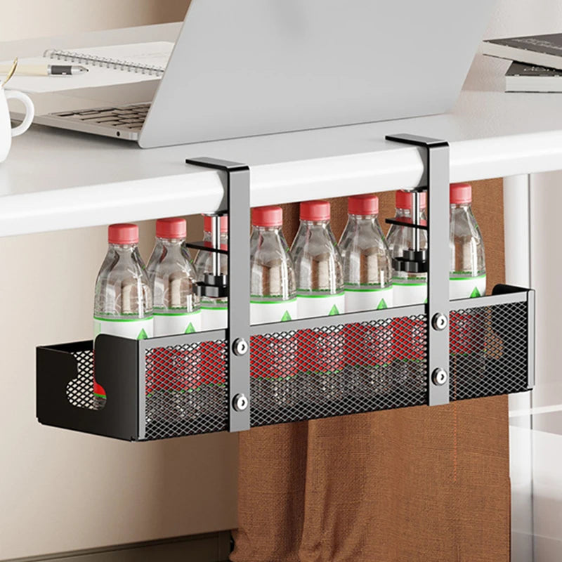 Extendable Under Desk Cable Tray – No-Drill Metal Cable Management