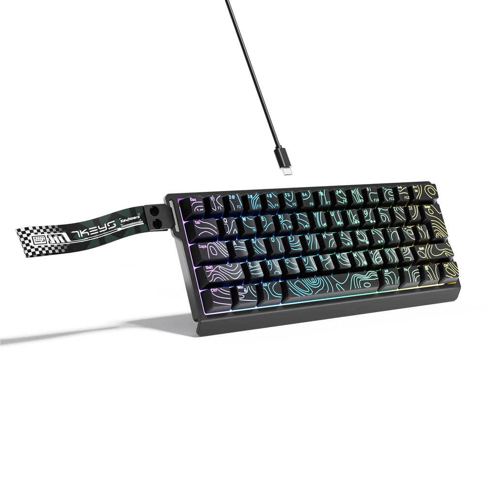 Clavier Compact 60% Filaire – RGB Dynamique & Design Dégradé