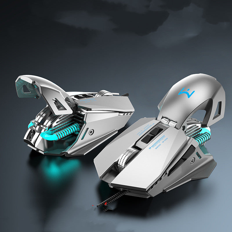 Aluminum Gaming Mouse – Wired Precision & Modern Design
