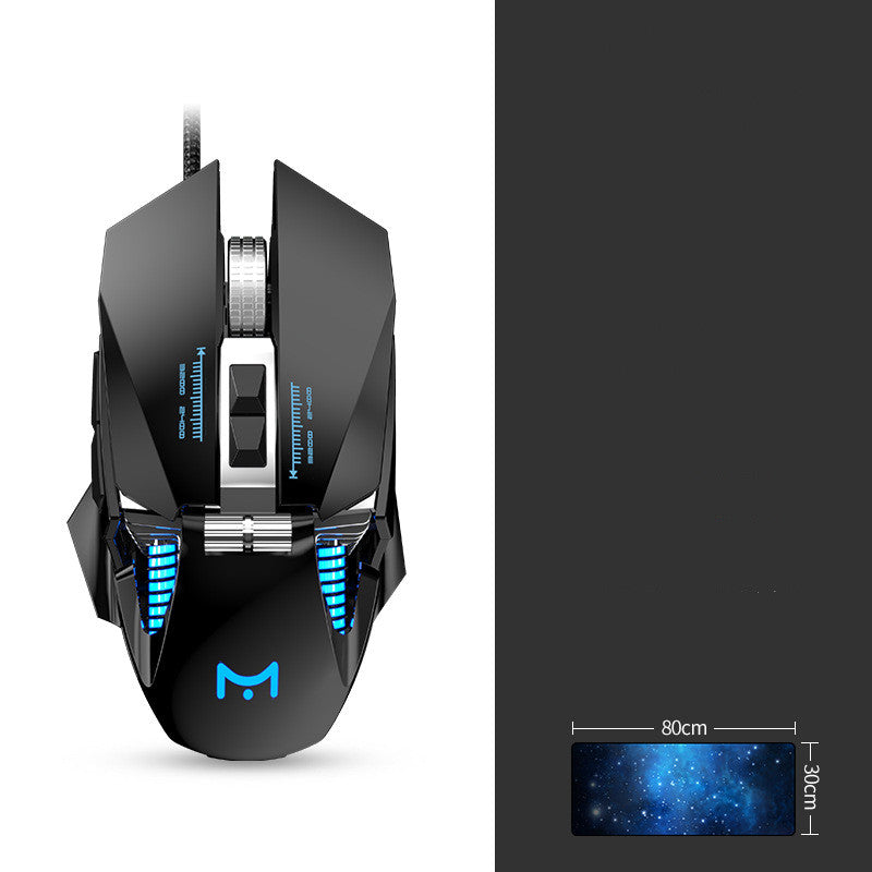 Aluminum Gaming Mouse – Wired Precision & Modern Design