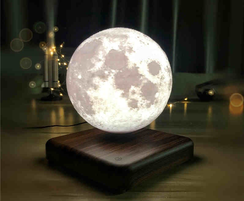 Floating Planet Lamp – Bluetooth Speaker & Ambient Light